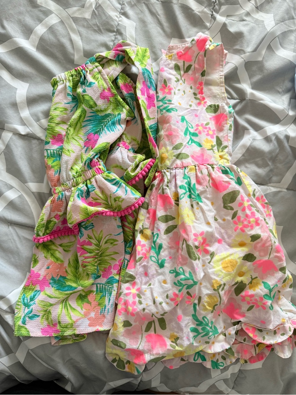 Toddler Girls Floral Dress Bundle